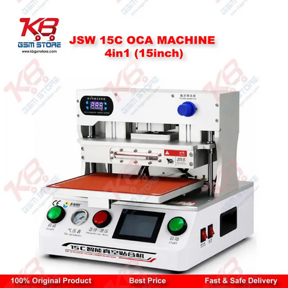 JSW-15C 15 Inch OCA Lamination Machine for Mobile Phone and Tablet Screens 4 in 1