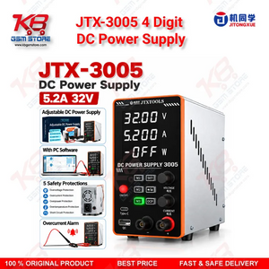 JTX-3005 4 Digit DC Power Supply for Mobile Repair Bench