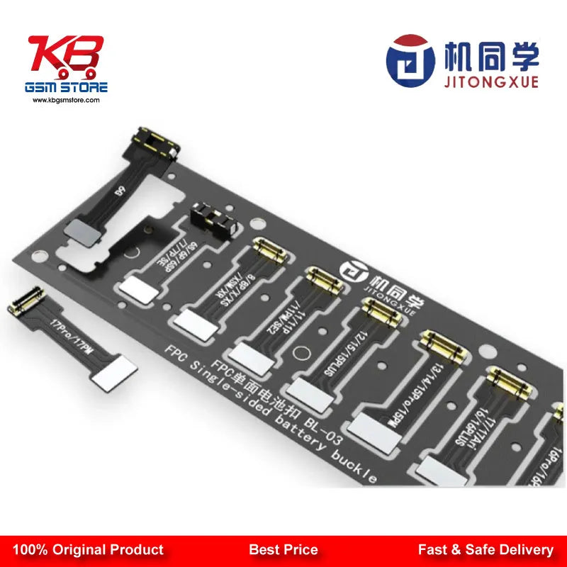 JTX BL-03 Battery FPC Connector Power Cable iPhone 6 to iPhone 17 Series — KB GSM Store Pakistan
