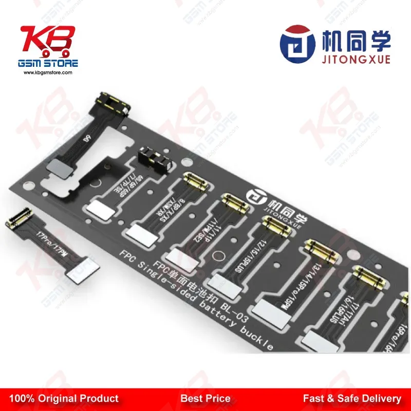JTX BL-03 Battery FPC Connector Power Cable iPhone 6 to iPhone 17 Series — KB GSM Store Pakistan