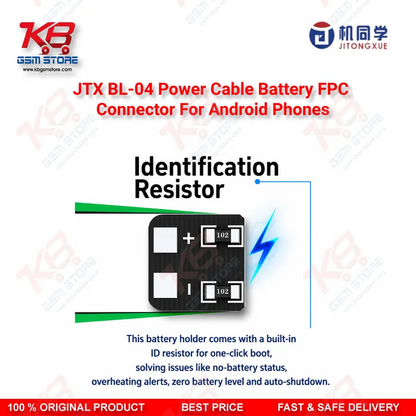 JTX BL-04 Android Boot Cable Battery Connector With ID Resistor
