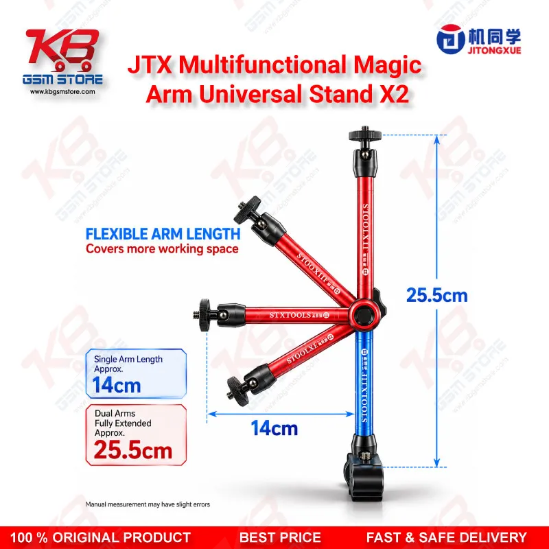 JTX Multifunctional Magic Arm Universal Stand X2 in Pakistan