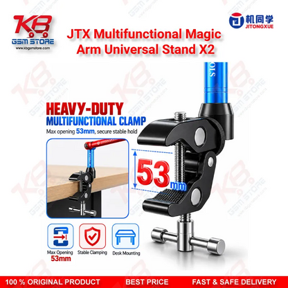 JTX Multifunctional Magic Arm Universal Stand X2 in Pakistan