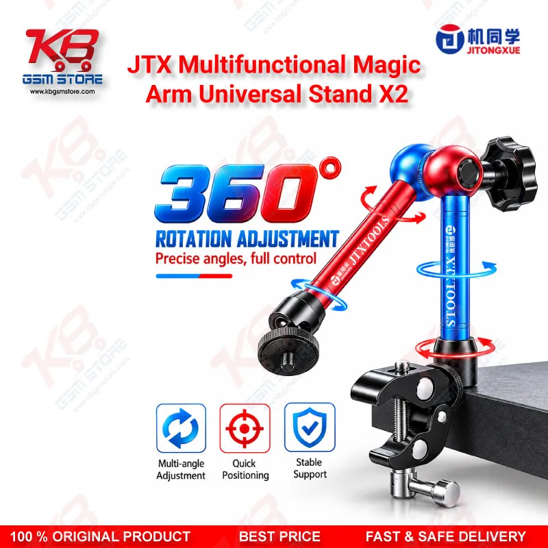 JTX Multifunctional Magic Arm Universal Stand X2 in Pakistan