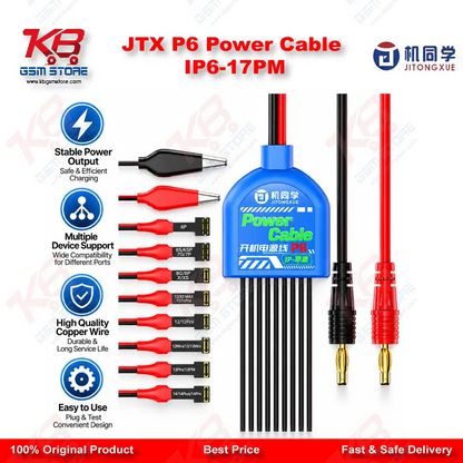 JTX P6 Power Cable IP6-17PM iPhone Boot Cable Pakistan