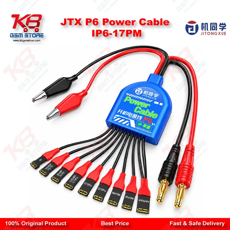 JTX P6 Power Cable IP6-17PM iPhone Boot Cable Pakistan