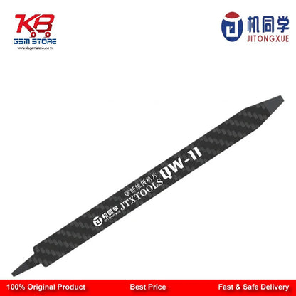 JTX QW11 Carbon Fiber Pry Opening Tool – Ultra-Thin Screen & Battery Removal Spudger for Mobile Repair