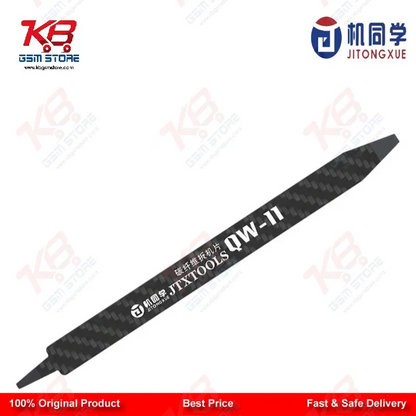 JTX QW11 Carbon Fiber Pry Opening Tool – Ultra-Thin Screen & Battery Removal Spudger for Mobile Repair