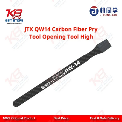 JTX QW14 Carbon Fiber Pry Opening Tool for Mobile Screen & Battery Disassembly