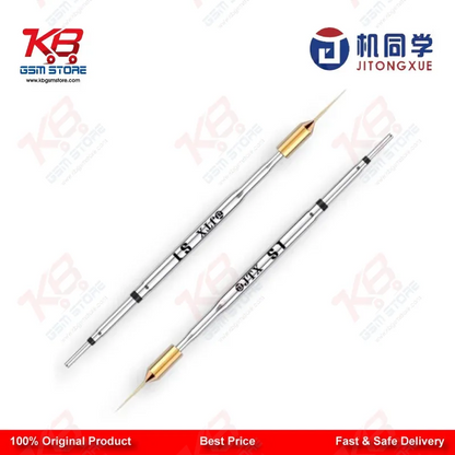 JTX S1 0.1mm Ultra-Fine Pure Copper Soldering Iron Tip — 210 Series Screen Jumper