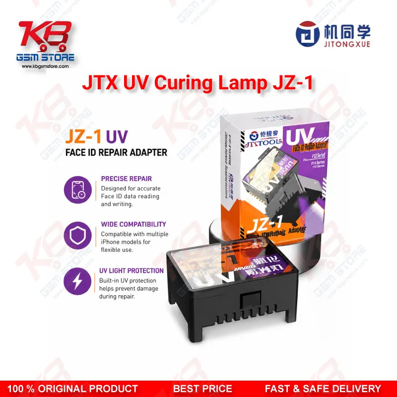 JTX JZ-1 Type-C Charging High Power UV Curing Lamp for Screen Repair