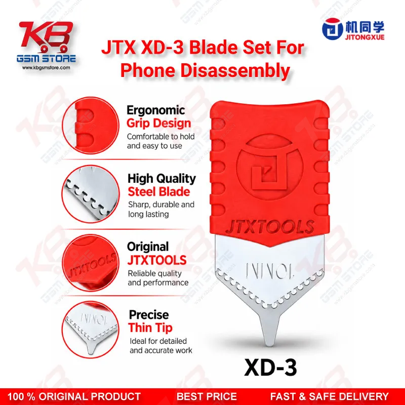 JTX XD-3 Blade Set For Phone Disassembly 10mm Depth Limit