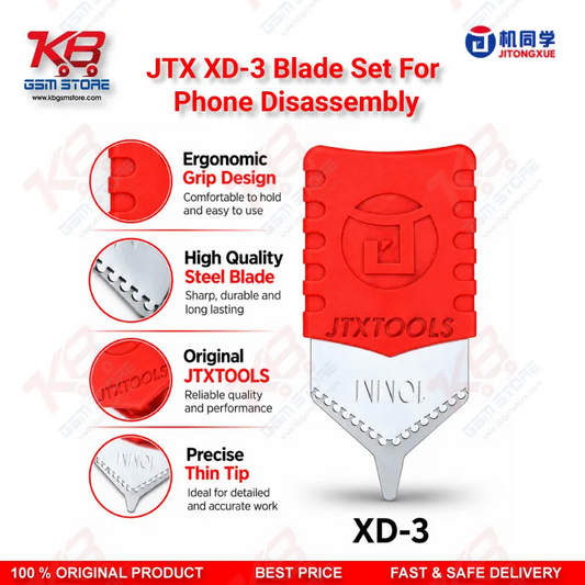 JTX XD-3 Blade Set For Phone Disassembly 10mm Depth Limit