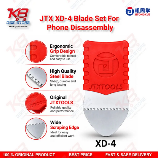 JTX XD-4 Blade Set For Phone Disassembly - Rounded Tip