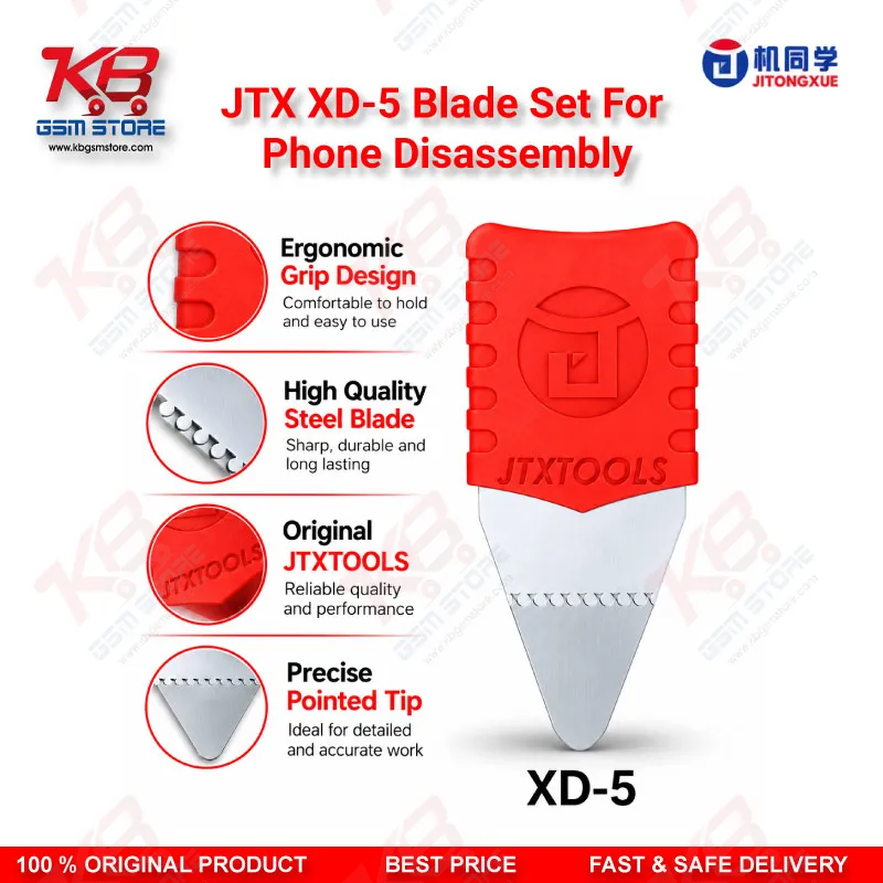 JTX XD-5 Blade Set For Phone Disassembly - 17mm Depth Limit