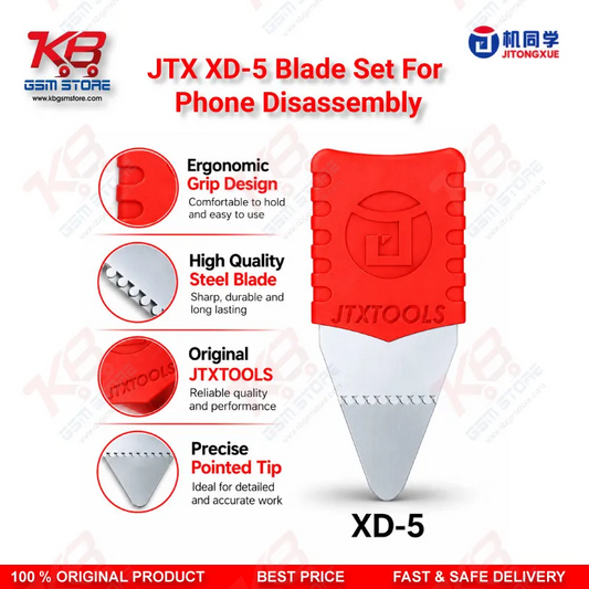 JTX XD-5 Blade Set For Phone Disassembly - 17mm Depth Limit