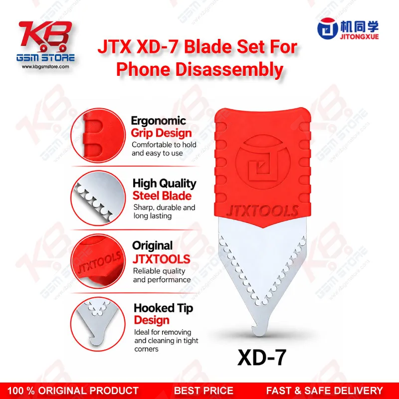 JTX XD-7 Blade Set For Phone Disassembly 7pcs Depth Limit