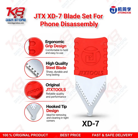 JTX XD-7 Blade Set For Phone Disassembly 7pcs Depth Limit
