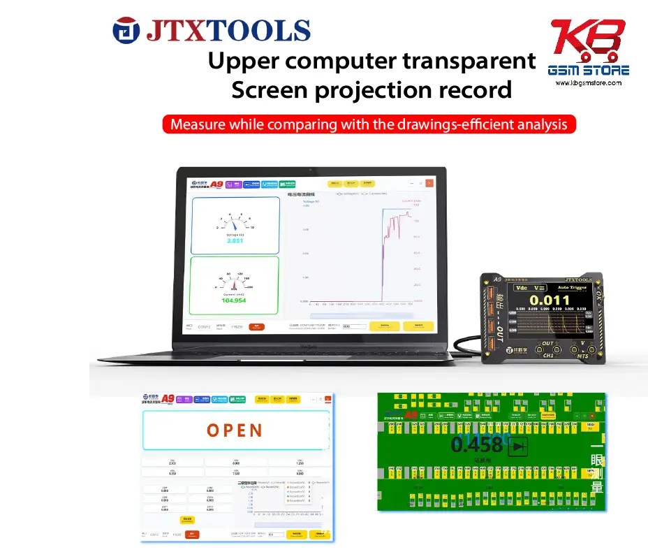 JTX A9 High-Precision Sampling, Digital Display