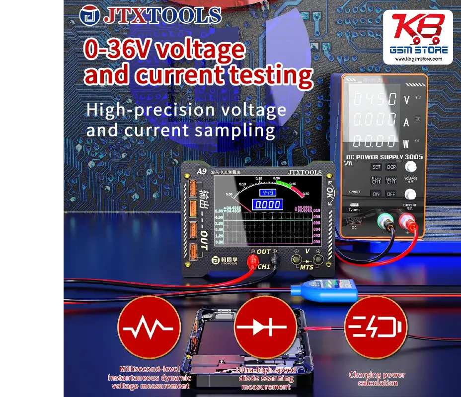 JTX A9 High-Precision Sampling, Digital Display