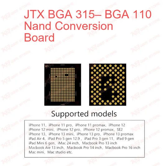 JTX BGA 315 – BGA 110 Nand Conversion Board