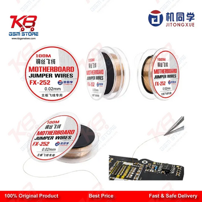 JTX FX-252 0.02mm Ultra-Fine Motherboard Jumper Wire for Mobile PCB Repair