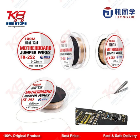 JTX FX-252 0.02mm Ultra-Fine Motherboard Jumper Wire for Mobile PCB Repair