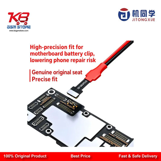 JTX P6 Apple Startup Power Boot Cable for iPhone 6 to 16 Pro Max – 8-in-1 FPC DC Power Cable