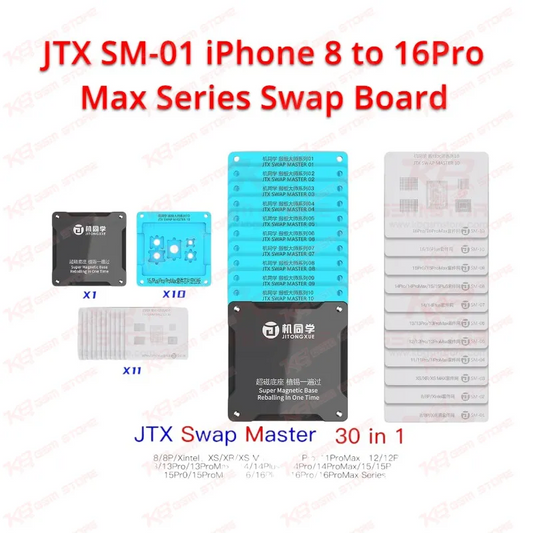 JTX SM-01 iPhone 8 to 16Pro Max Series Swap Board