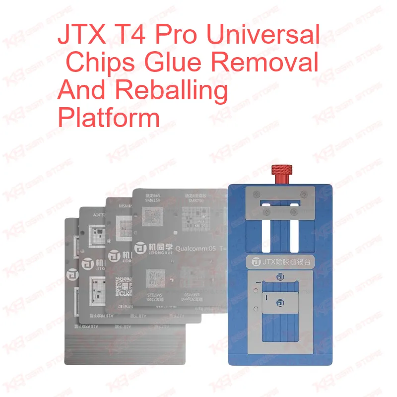 JTX T4 Pro Universal Chips Glue Removal And Reballing Platform