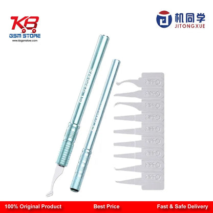 JTX BS-2 Half-Blade 11-in-1 Multi-Functional High-Toughness Steel Blade Set for Mobile PCB & IC Repair