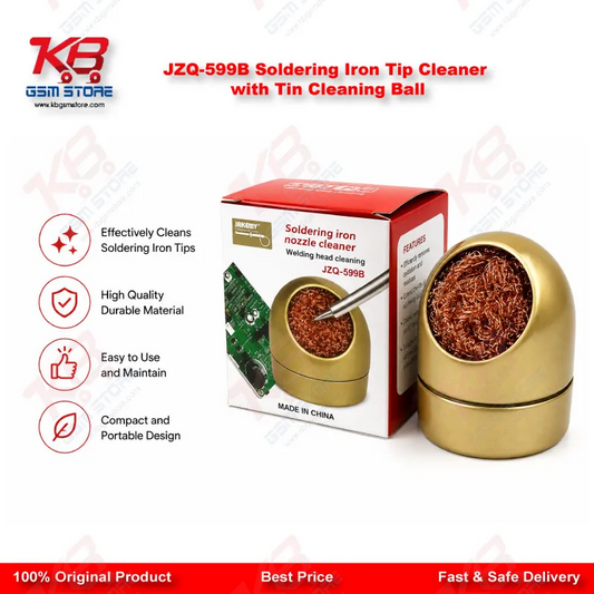 JZQ-599B Soldering Iron Tip Cleaner with Tin Cleaning Ball