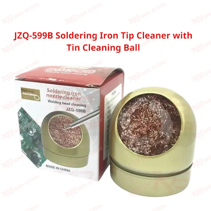 JZQ-599B Soldering Iron Tip Cleaner with Tin Cleaning Ball