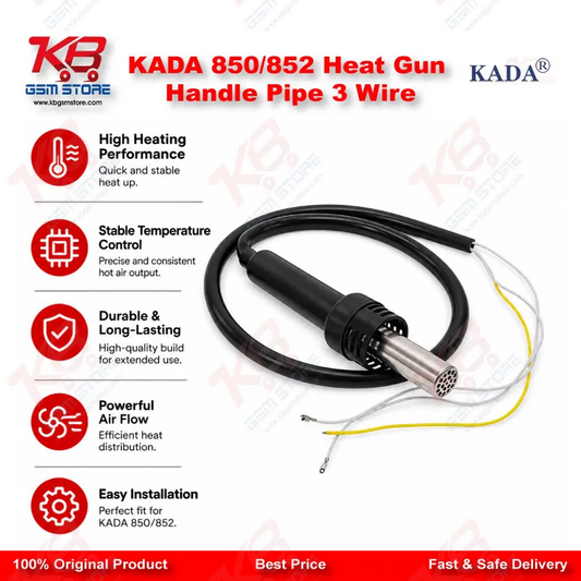 KADA 850/852 Heat Gun Handle Pipe 3 Wire