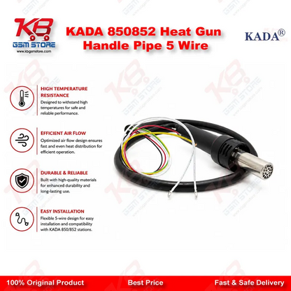 KADA 850/852 Heat Gun Handle Pipe 5 Wire