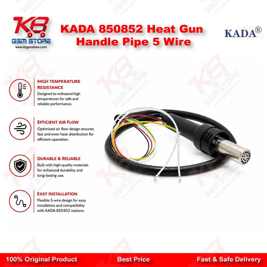 KADA 850/852 Heat Gun Handle Pipe 5 Wire