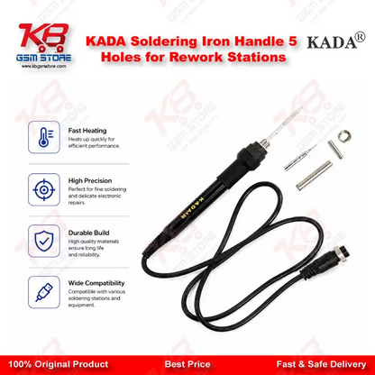 KADA Soldering Iron Handle 5 Holes for Rework Stations