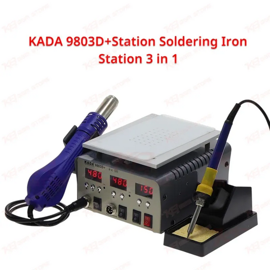 KADA 9803D+Station Soldering Iron Station 3 in 1