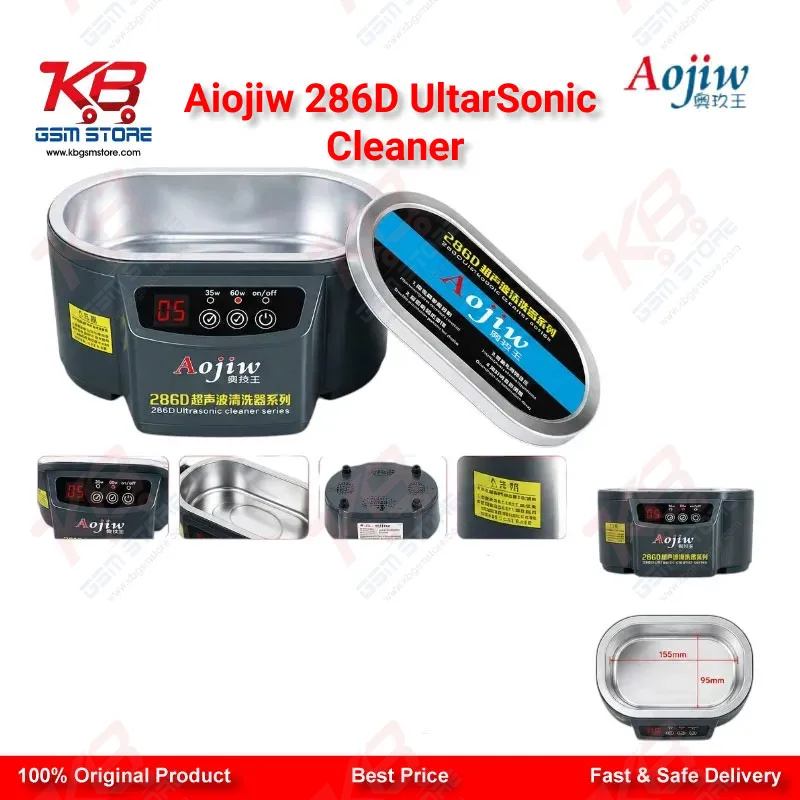 Aiojiw 286D Ultrasonic Cleaner for Mobile PCB, Motherboard & IC Cleaning
