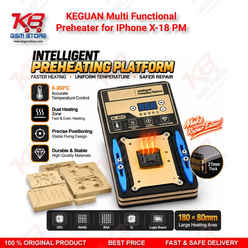 KEGUAN Multi Functional Preheater for IPhone X-18 PM Station