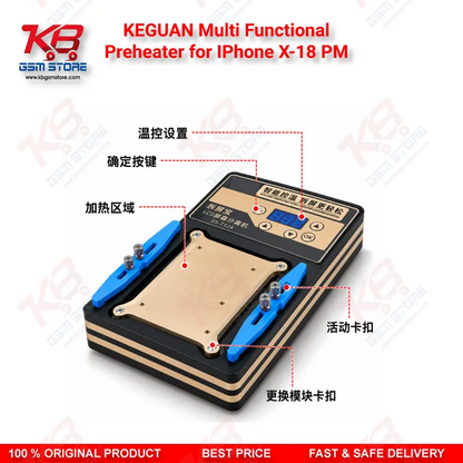 KEGUAN Multi Functional Preheater for IPhone X-18 PM Station