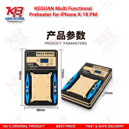 KEGUAN Multi Functional Preheater for IPhone X-18 PM Station