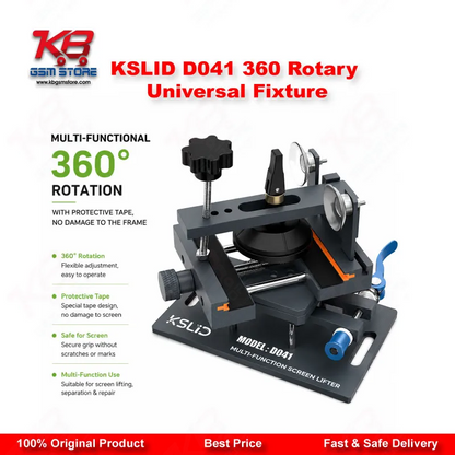 Kslid D041 360° Rotary Universal Mobile Fixing Fixture with Side Hanging Suction Cup