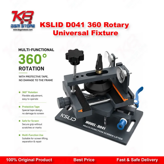 Kslid D041 360° Rotary Universal Mobile Fixing Fixture with Side Hanging Suction Cup