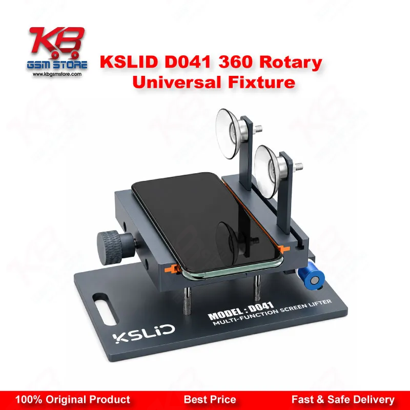 Kslid D041 360° Rotary Universal Mobile Fixing Fixture with Side Hanging Suction Cup