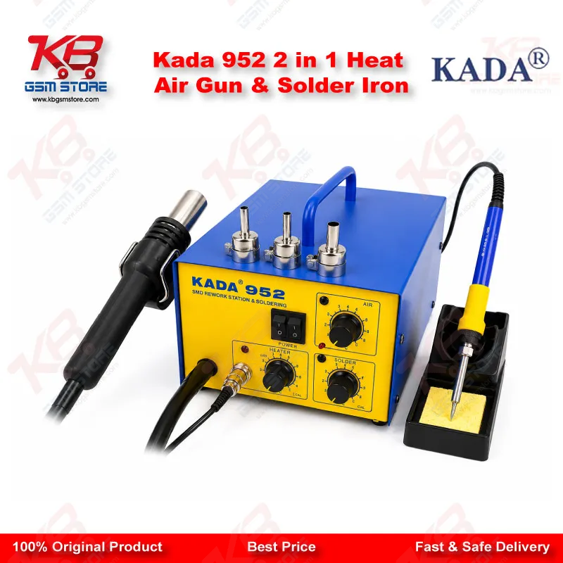 Kada 952 2 in 1 Heat Air Gun & Solder Iron