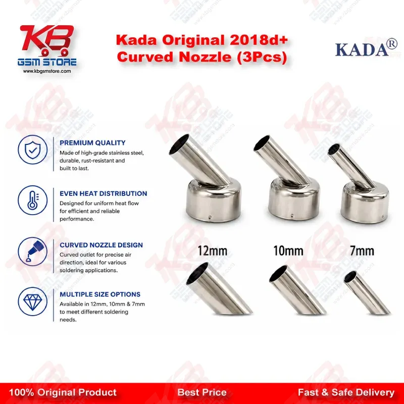 Kada Original 2018d+Curved Nozzle (3Pcs)