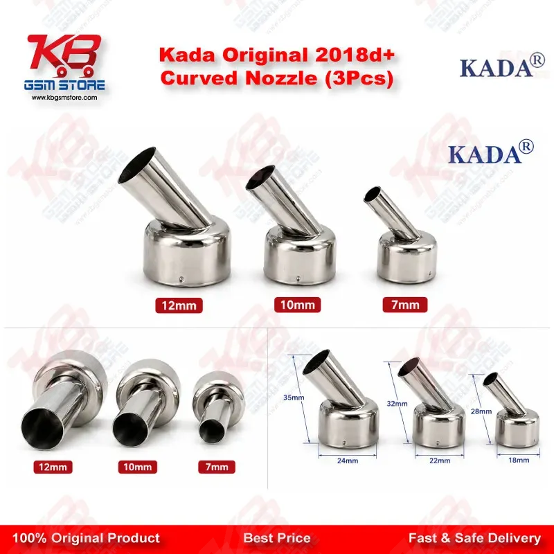 Kada Original 2018d+Curved Nozzle (3Pcs)