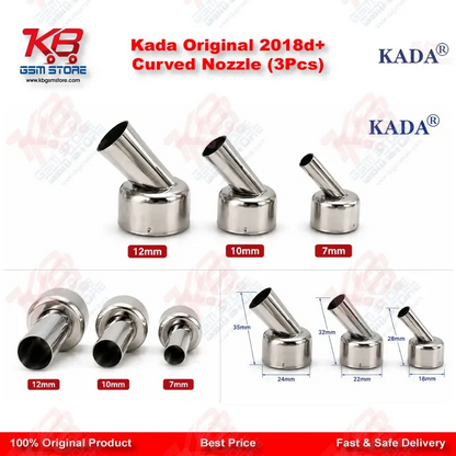 Kada Original 2018d+Curved Nozzle (3Pcs)