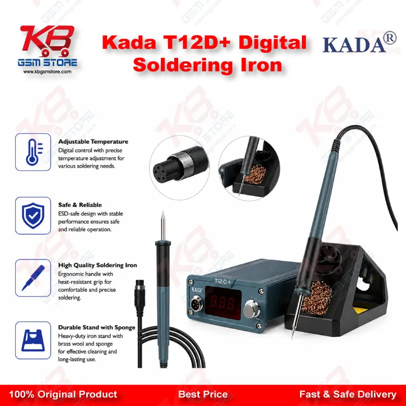 Kada T12D+ Digital Soldering Iron